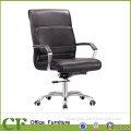 Classic Black Adjustable Ergonomic Office Leather Swivel Chair for Executive Workstation